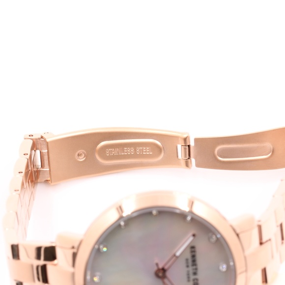 Kenneth Cole Women Rose Gold Stainless Steel Watch - Picture 6 of 6